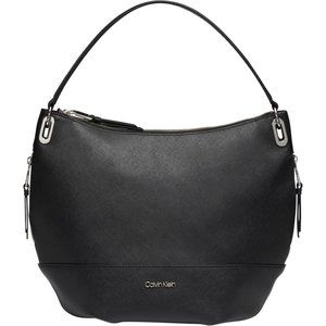 CALVIN KLEIN MERCY LEATHER HOBO